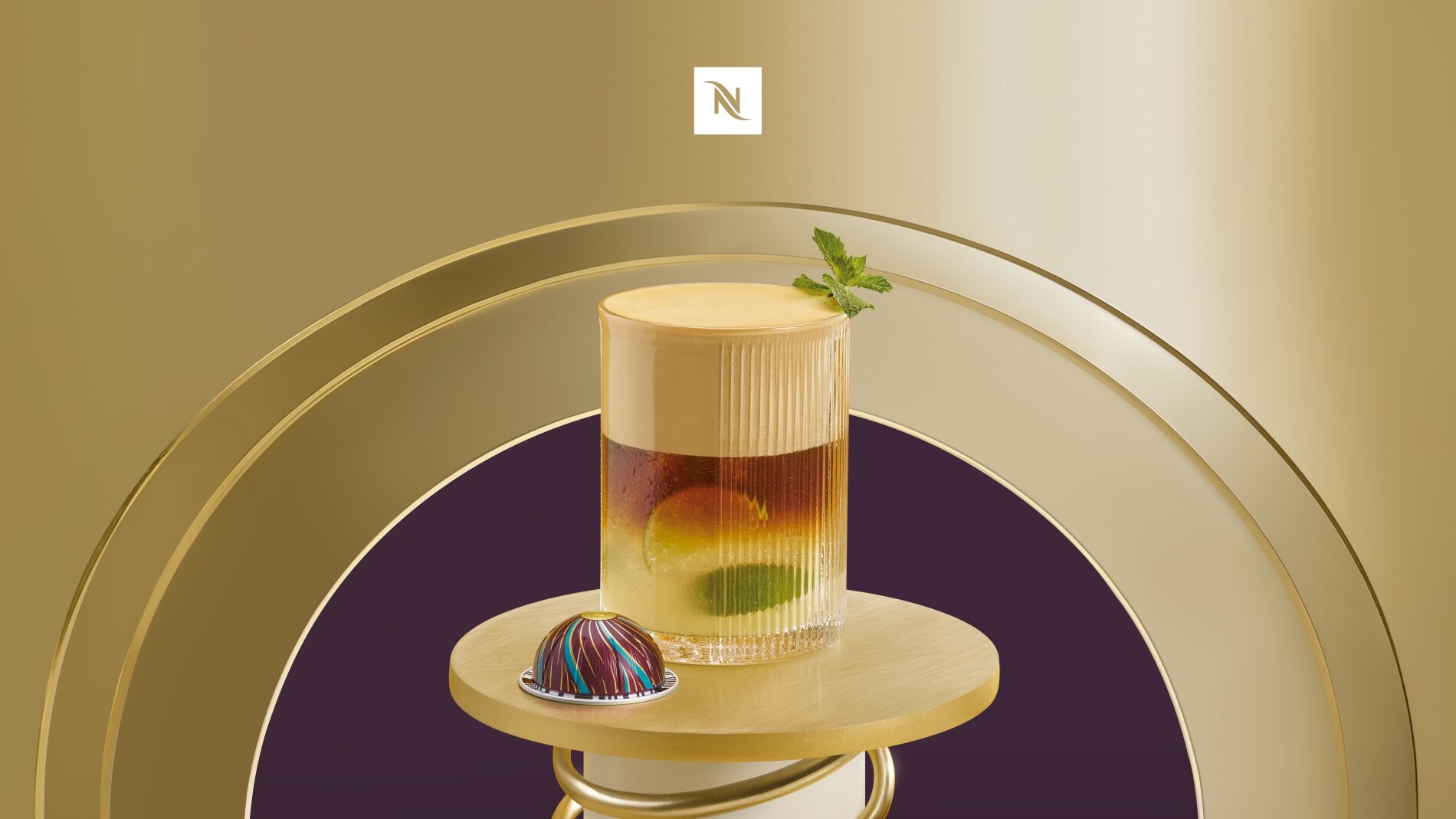 Minted Coffee Mule | Nespresso coffee recipes
