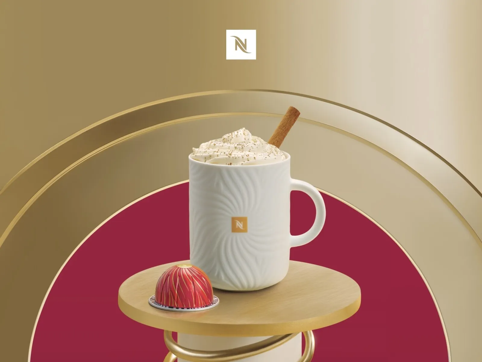 Cinnamon Cloud Latte | Nespresso coffee recipes